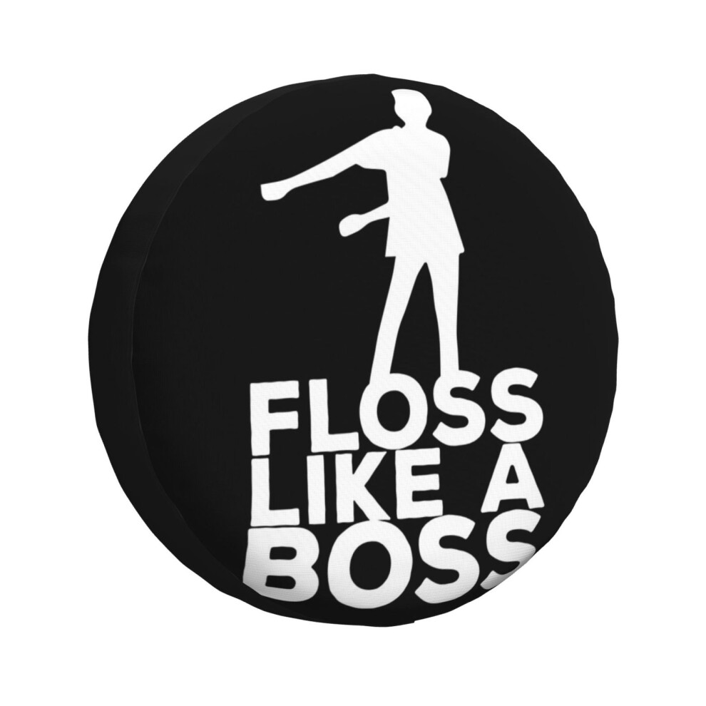 (Floss Like A Boss Dance_957) Spare Tire Cover For Rv Trailer, Waterproof Wheel Covers Protectors Camper Fit For Jeep Wrangler Rv Suv Van Truck Travel 6931076100872