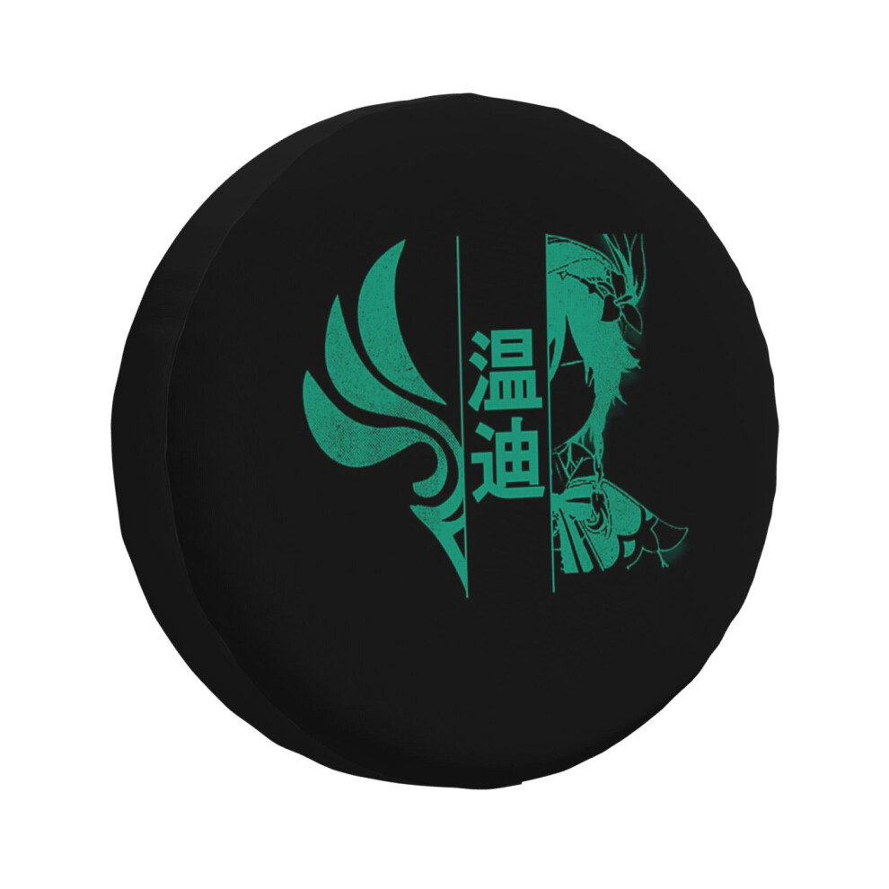(Genshin Impact Venti Duality_7489) Spare Tire Cover for RV Trailer, Waterproof Wheel Covers Protectors Camper Fit for Jeep Wrangler Rv SUV Van Truck-image-OPC-PGN79WF-NEW