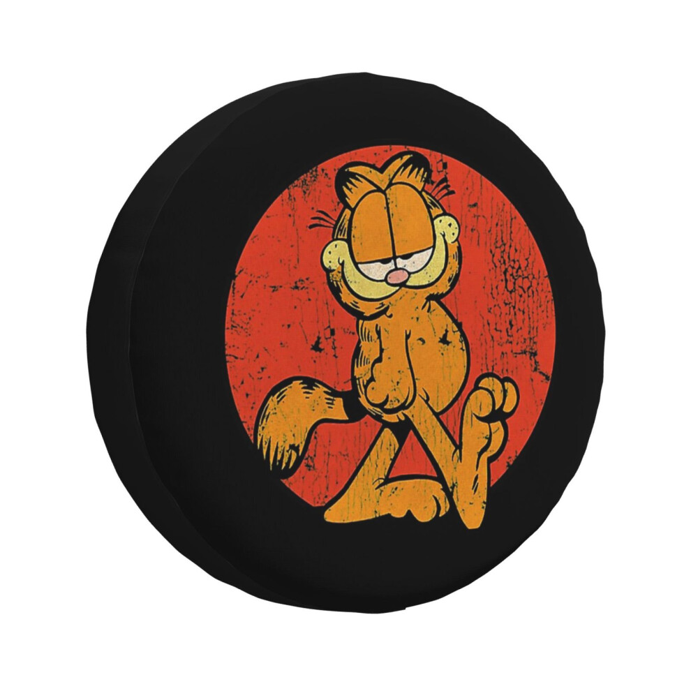 (Garfieldvintage Garfield_6096) Spare Tire Cover For Rv Trailer, Waterproof Wheel Covers Protectors Camper Fit For Jeep Wrangler Rv Suv Van Truck Trav 6931076098216
