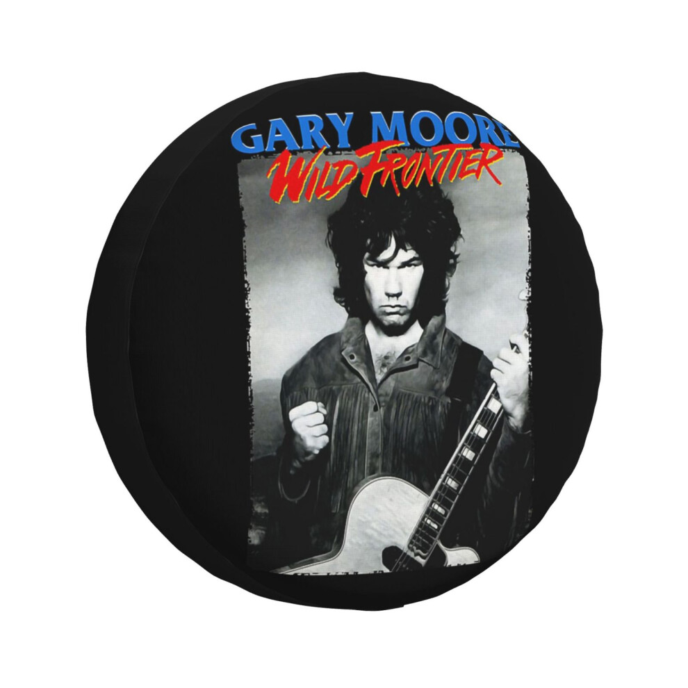 (Gary Moore Irish Pride Guitarist_2055) Spare Tire Cover For Rv Trailer, Waterproof Wheel Covers Protectors Camper Fit For Jeep Wrangler Rv Suv Van Tr 6931076098162