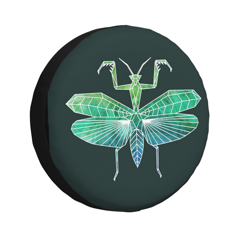 (Geometric Mantis_4391) Spare Tire Cover for RV Trailer, Waterproof Wheel Covers Protectors Camper Fit for Jeep Wrangler Rv SUV Van Truck Travel Vehic-image-OPC-PGN79XG-NEW