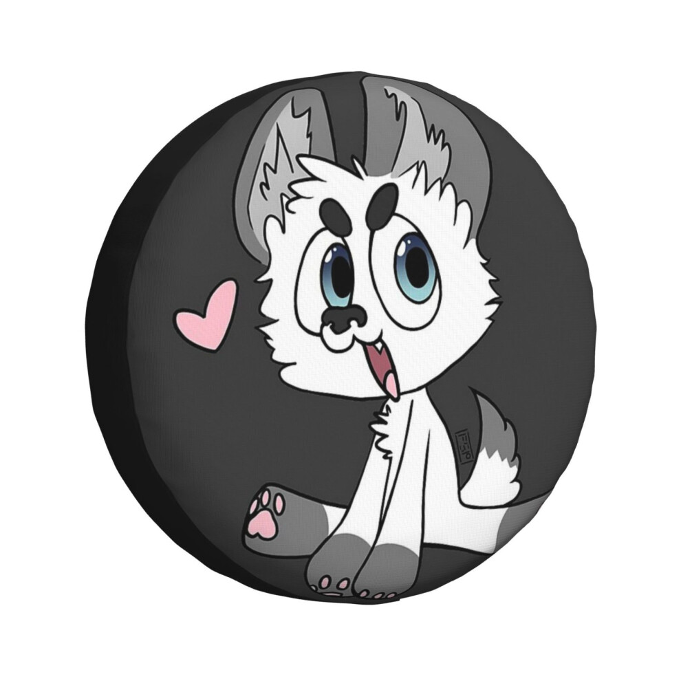 (Cute Furry Crush ?_1081) Spare Tire Cover For Rv Trailer, Waterproof Wheel Covers Protectors Camper Fit For Jeep Wrangler Rv Suv Van Truck Travel Veh 6931076090210