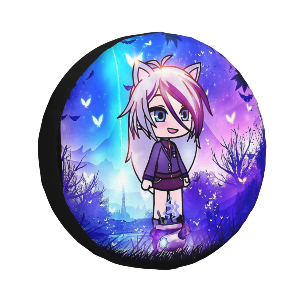 (Gacha In The Magic Forest_6220) Spare Tire Cover For Rv Trailer, Waterproof Wheel Covers Protectors Camper Fit For Jeep Wrangler Rv Suv Van Truck Tra 6931076098513
