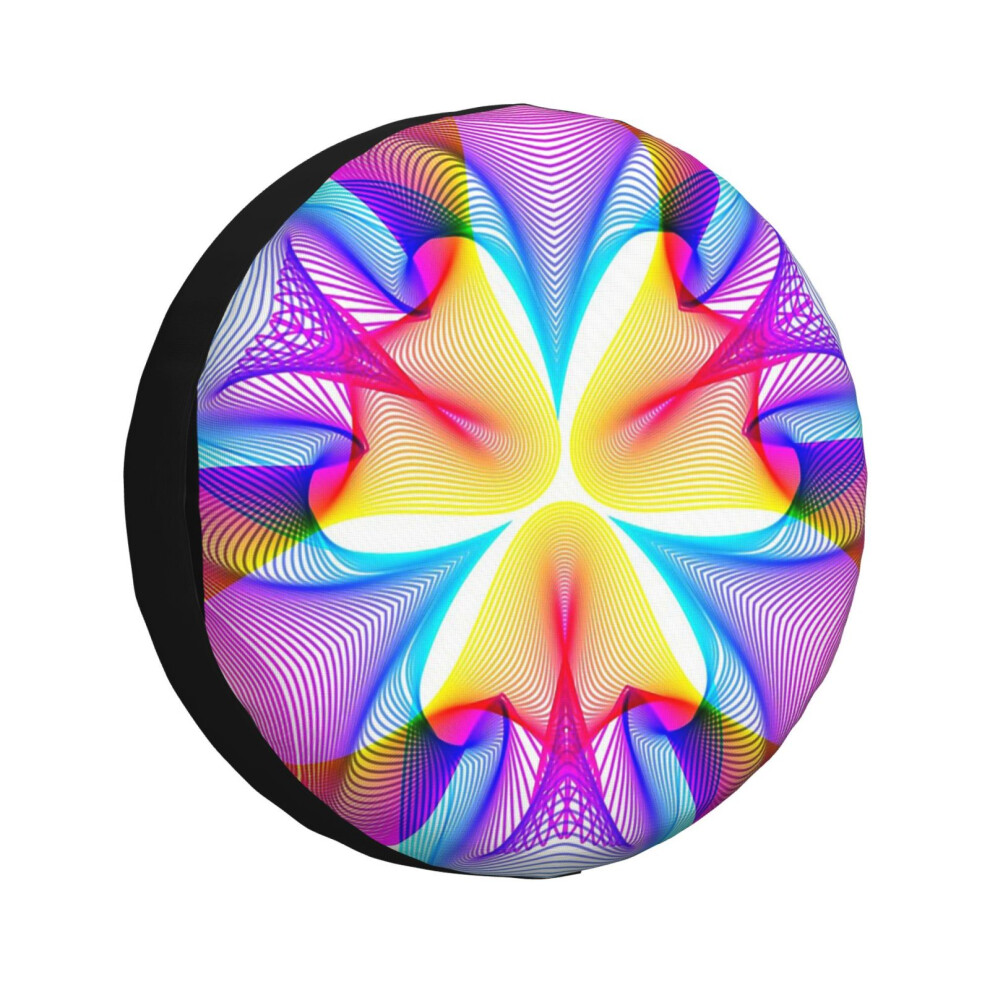 (Fantastic Jungle 01_695) Spare Tire Cover For Rv Trailer, Waterproof Wheel Covers Protectors Camper Fit For Jeep Wrangler Rv Suv Van Truck Travel Veh 6931076102586