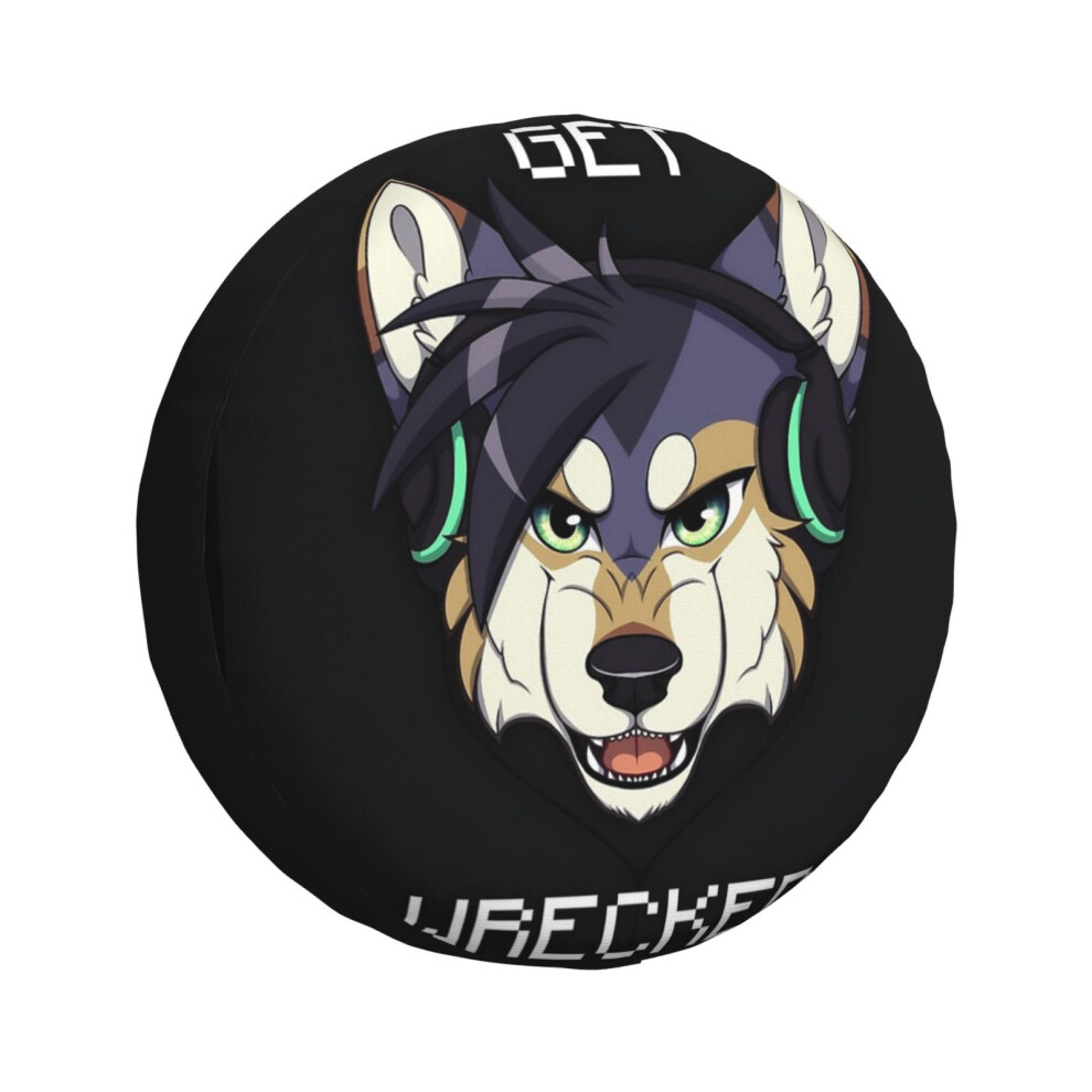 (Get Wrecked - Wolf_579) Spare Tire Cover For Rv Trailer, Waterproof Wheel Covers Protectors Camper Fit For Jeep Wrangler Rv Suv Van Truck Travel Vehi 6931076097547