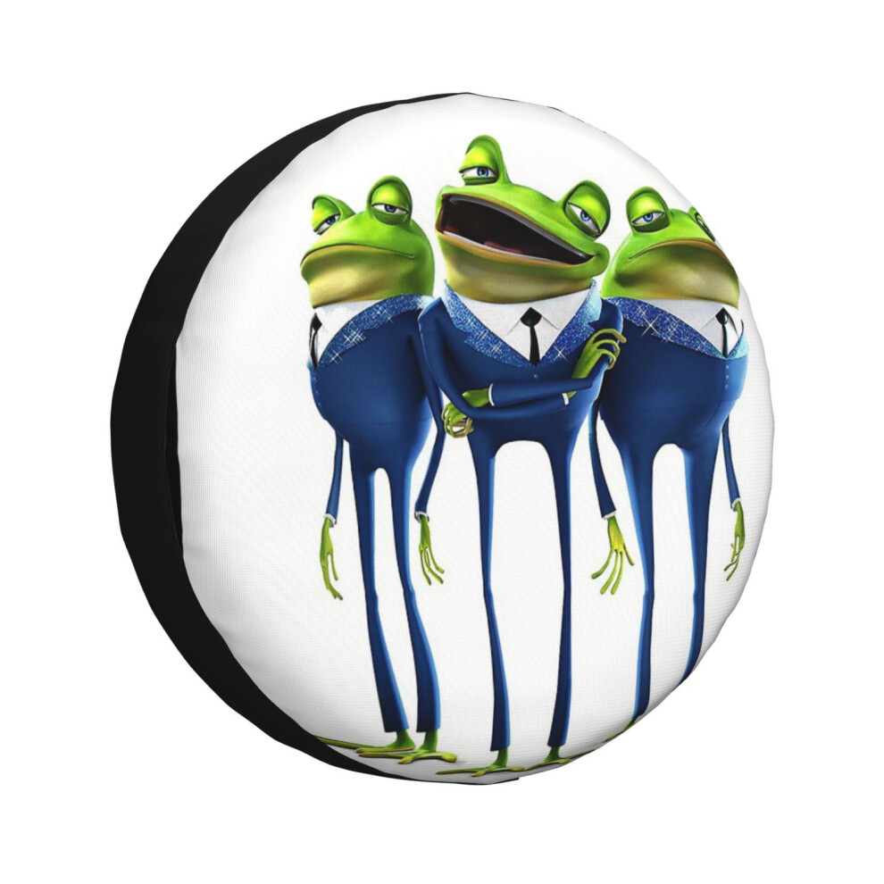 (Frogs - Meet The Robinsons_3658) Spare Tire Cover For Rv Trailer, Waterproof Wheel Covers Protectors Camper Fit For Jeep Wrangler Rv Suv Van Truck Tr 6931076099237