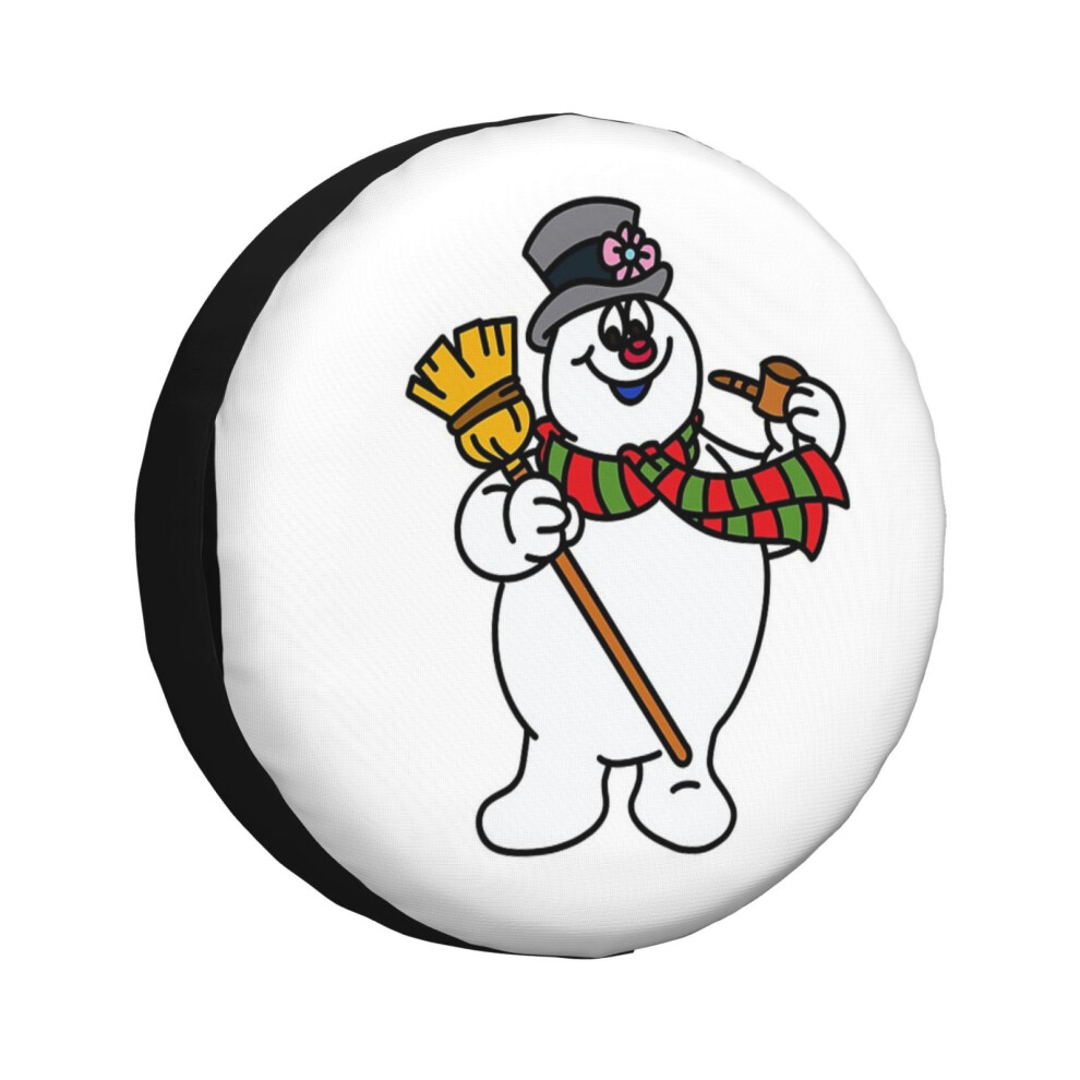 (Frosty The Snowman_6417) Spare Tire Cover For Rv Trailer, Waterproof Wheel Covers Protectors Camper Fit For Jeep Wrangler Rv Suv Van Truck Travel Veh 6931076099206