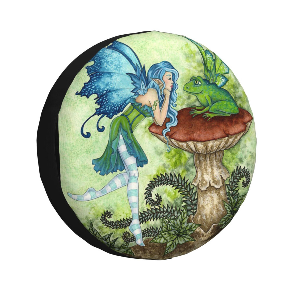 (Frog Gossip_2771) Spare Tire Cover For Rv Trailer, Waterproof Wheel Covers Protectors Camper Fit For Jeep Wrangler Rv Suv Van Truck Travel Vehicle / 6931076099251