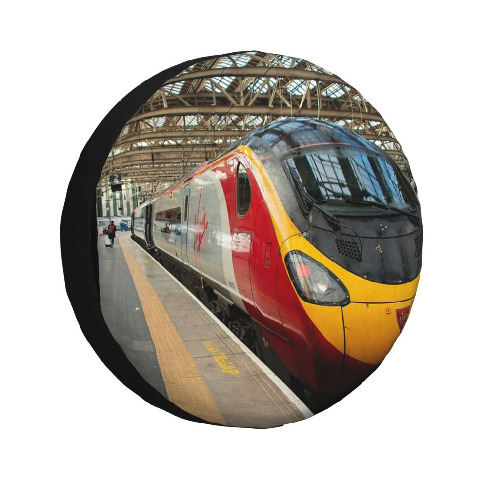 (Glasgow Pendolino_851) Spare Tire Cover For Rv Trailer, Waterproof Wheel Covers Protectors Camper Fit For Jeep Wrangler Rv Suv Van Truck Travel Vehic 6931076096922