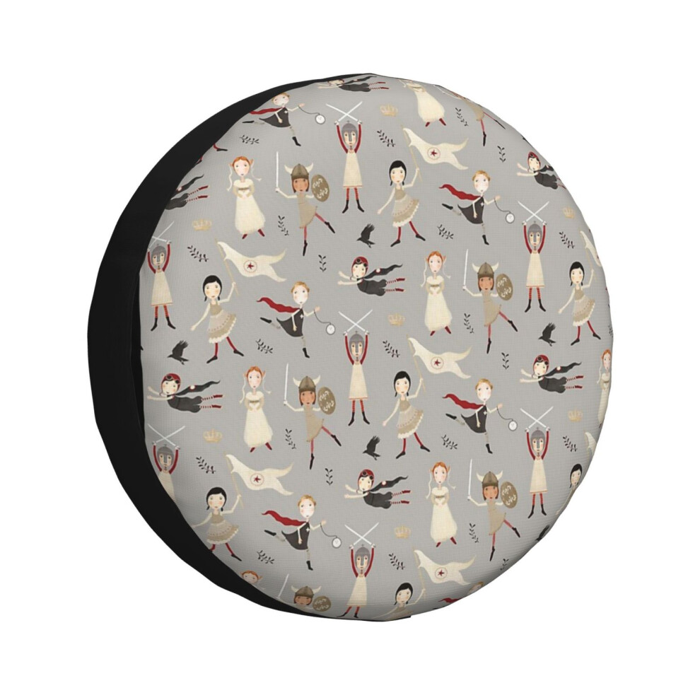 (Heroines Of History_5299) Spare Tire Cover For Rv Trailer, Waterproof Wheel Covers Protectors Camper Fit For Jeep Wrangler Rv Suv Van Truck Travel Ve 6931076112370