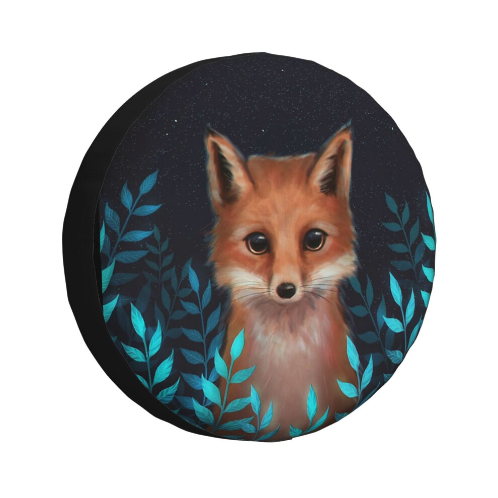 (Fox_805) Spare Tire Cover for RV Trailer, Waterproof Wheel Covers Protectors Camper Fit for Jeep Wrangler Rv SUV Van Truck Travel Vehicle / 14 15 16-image-OPC-PGN7CF8-NEW