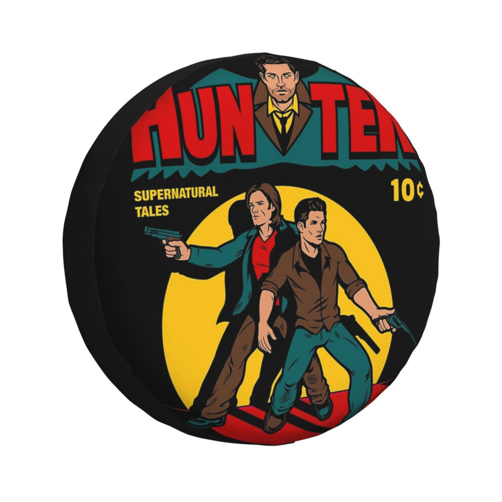 (Hunter Comic_3023) Spare Tire Cover For Rv Trailer, Waterproof Wheel Covers Protectors Camper Fit For Jeep Wrangler Rv Suv Van Truck Travel Vehicle / 6931076110826