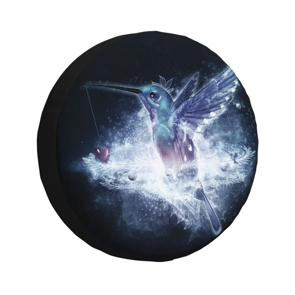 (Hummingbird Love_2935) Spare Tire Cover For Rv Trailer, Waterproof Wheel Covers Protectors Camper Fit For Jeep Wrangler Rv Suv Van Truck Travel Vehic 6931076110871