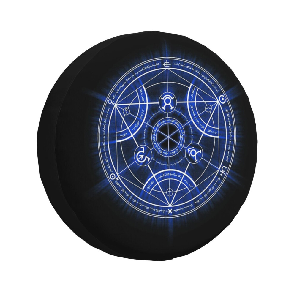 (Human Transmutation Circle_3552) Spare Tire Cover For Rv Trailer, Waterproof Wheel Covers Protectors Camper Fit For Jeep Wrangler Rv Suv Van Truck Tr 6931076110895