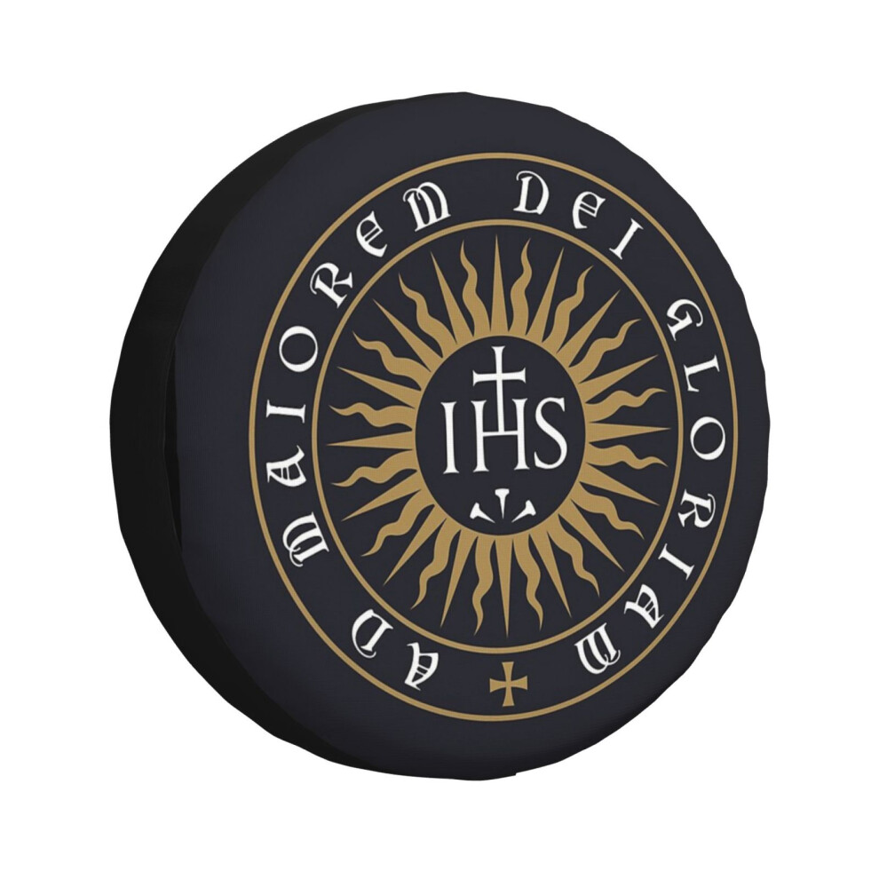 (Ignatius Of Loyola Society Of Jesus_6020) Spare Tire Cover For Rv Trailer, Waterproof Wheel Covers Protectors Camper Fit For Jeep Wrangler Rv Suv Van 6931076109608