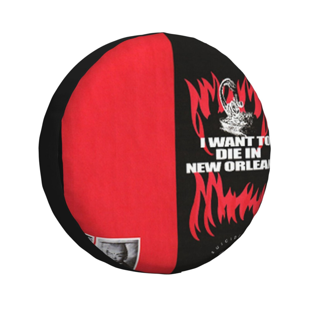 (Iwanttodieinneworleans_2250) Spare Tire Cover For Rv Trailer, Waterproof Wheel Covers Protectors Camper Fit For Jeep Wrangler Rv Suv Van Truck Travel 6931076108182