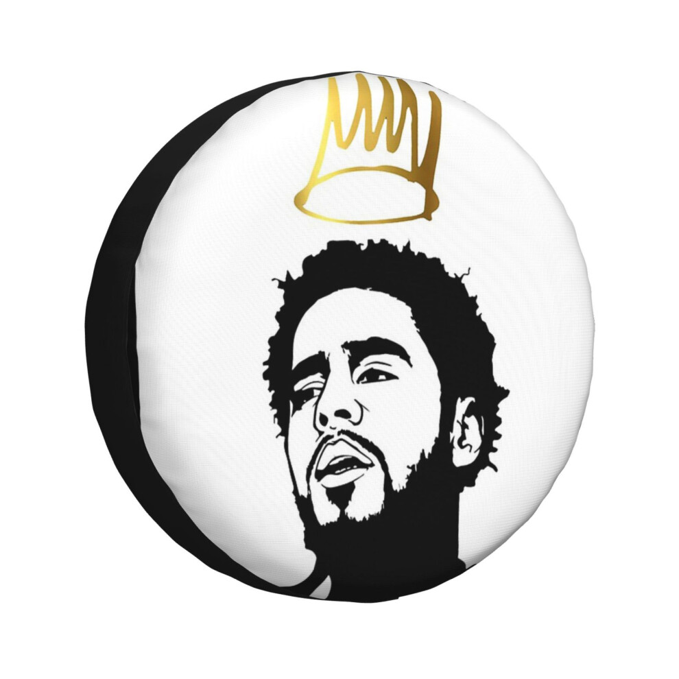 (J. Cole 2 Exlusive_1930) Spare Tire Cover For Rv Trailer, Waterproof Wheel Covers Protectors Camper Fit For Jeep Wrangler Rv Suv Van Truck Travel Veh 6931076108151