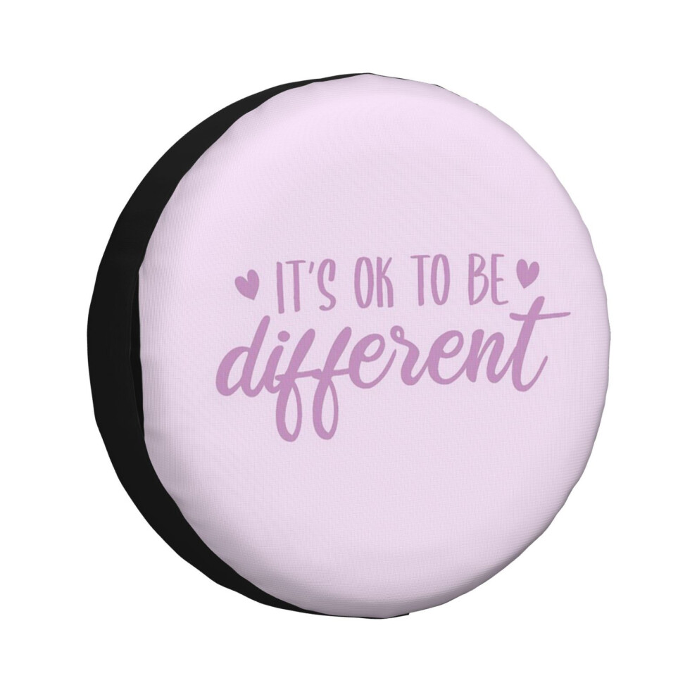 (It's Okay To Be Different_5380) Spare Tire Cover For Rv Trailer, Waterproof Wheel Covers Protectors Camper Fit For Jeep Wrangler Rv Suv Van Truck Tra 6931076108274