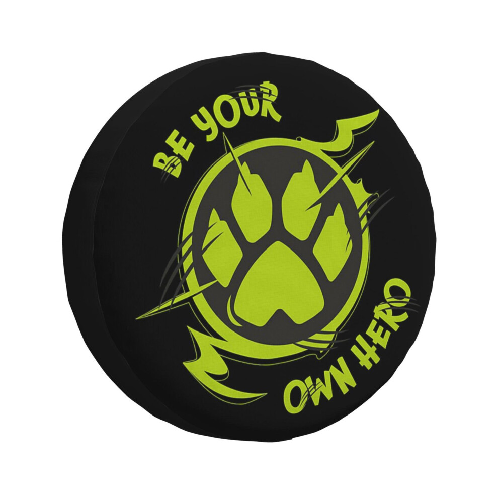 (Miraculous Ladybug - Cat Noir Be Your Own Hero_5324) Spare Tire Cover For Rv Trailer, Waterproof Wheel Covers Protectors Camper Fit For Jeep Wrangler 6931076115760