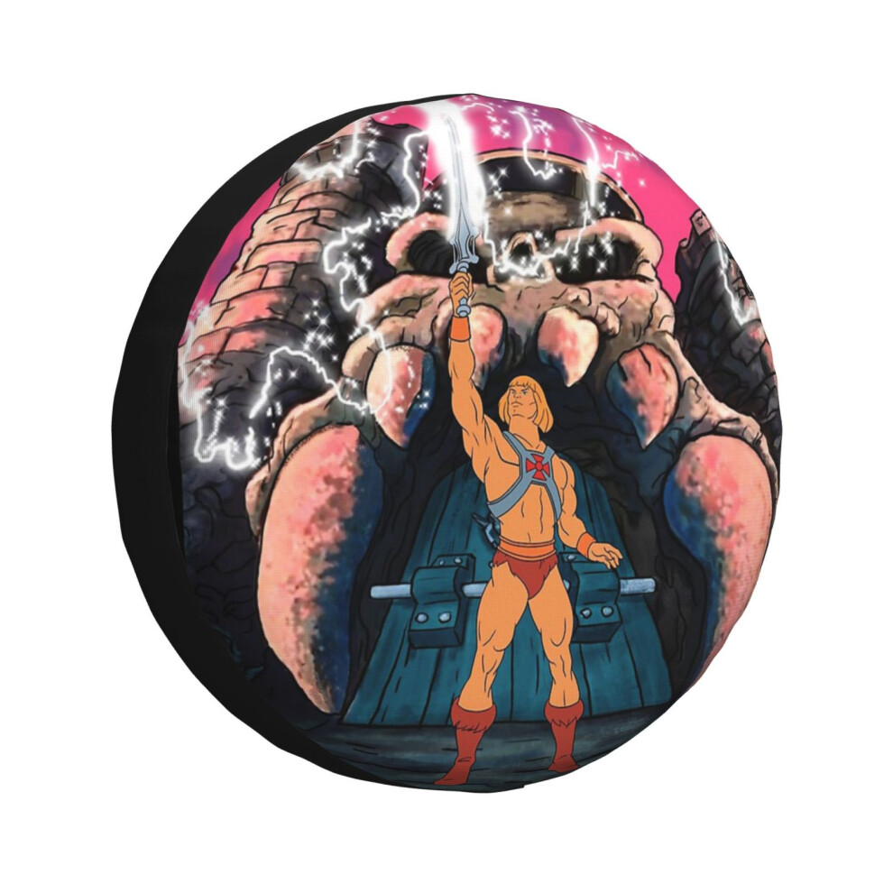 (He-man Transform Tribute_1192) Spare Tire Cover for RV Trailer, Waterproof Wheel Covers Protectors Camper Fit for Jeep Wrangler Rv SUV Van Truck Trav-image-OPC-PGN7DDX-NEW