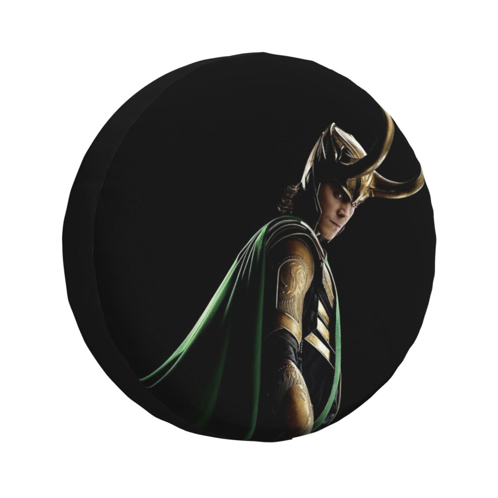 (God Of Mischief Loki_2244) Spare Tire Cover for RV Trailer, Waterproof Wheel Covers Protectors Camper Fit for Jeep Wrangler Rv SUV Van Truck Travel V-image-OPC-PGN7C78-NEW