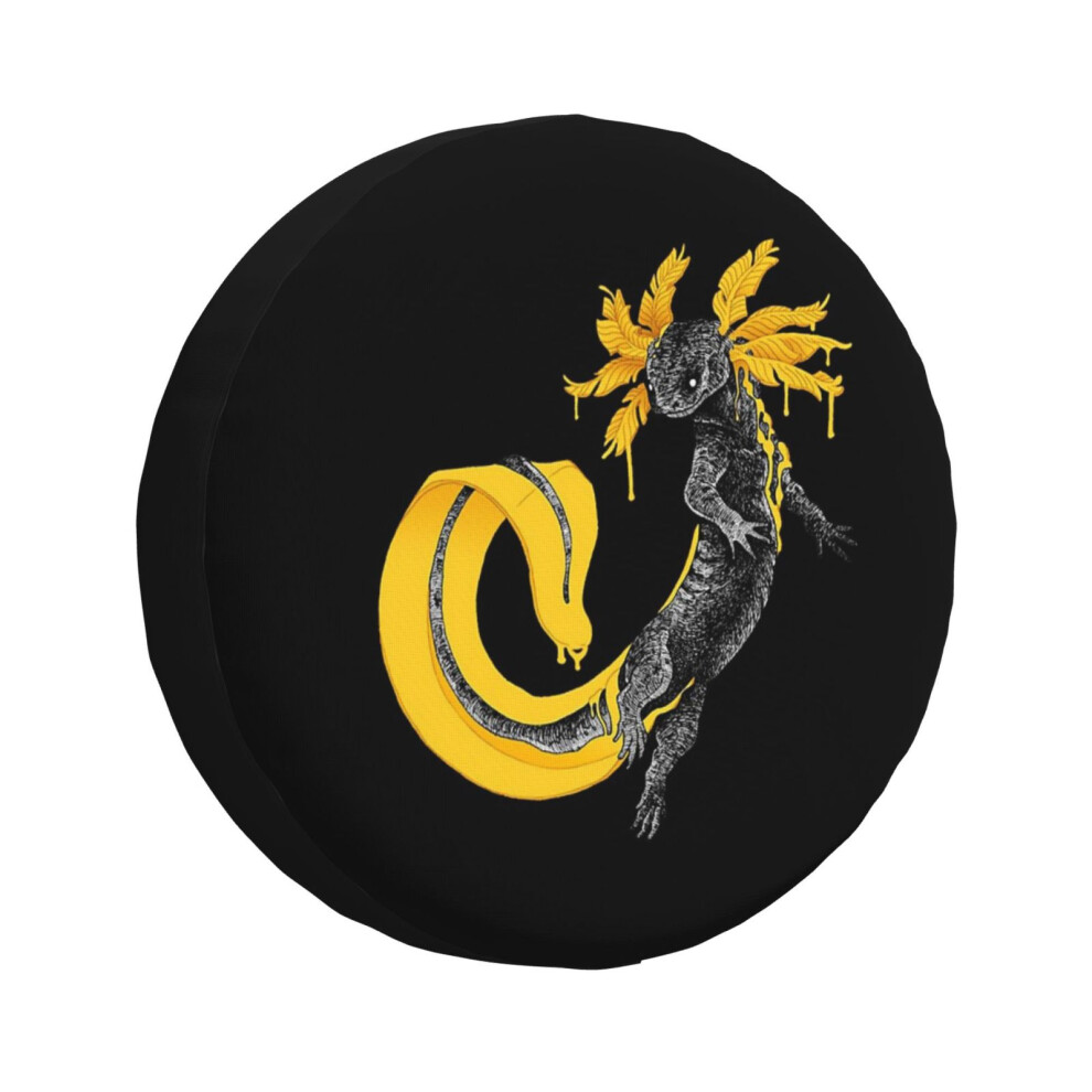 (Golden Axolotl_26) Spare Tire Cover for RV Trailer, Waterproof Wheel Covers Protectors Camper Fit for Jeep Wrangler Rv SUV Van Truck Travel Vehicle /-image-OPC-PGN7C6T-NEW
