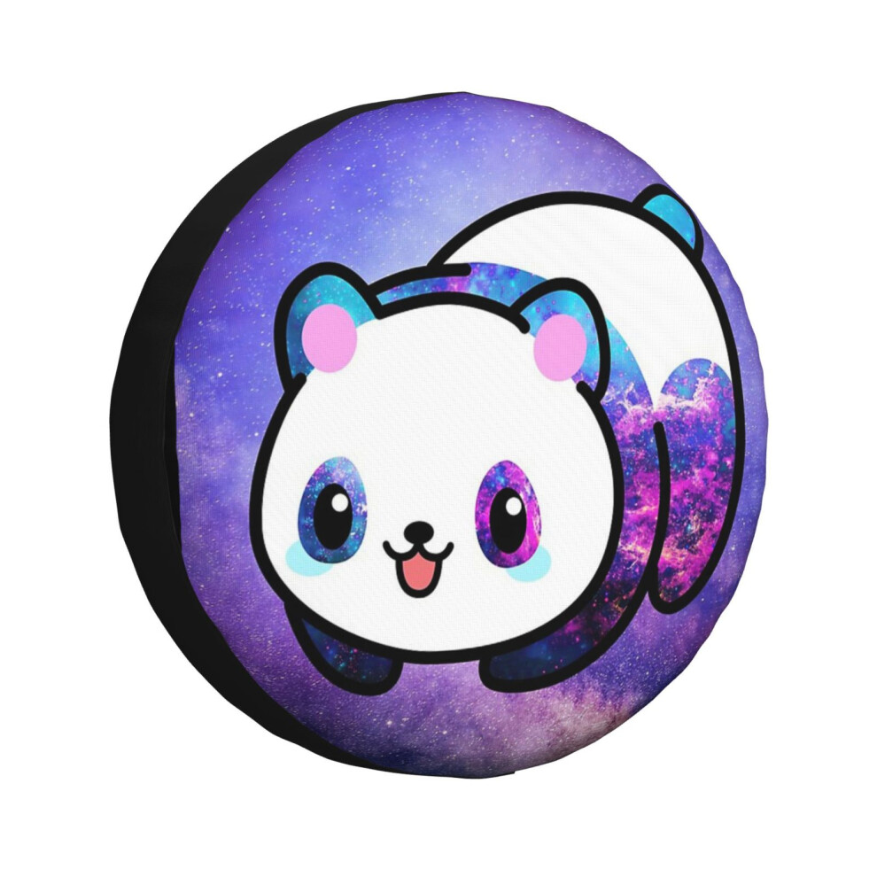 (Kawaii Galactic Mighty Panda_75) Spare Tire Cover For Rv Trailer, Waterproof Wheel Covers Protectors Camper Fit For Jeep Wrangler Rv Suv Van Truck Tr 6931076105471