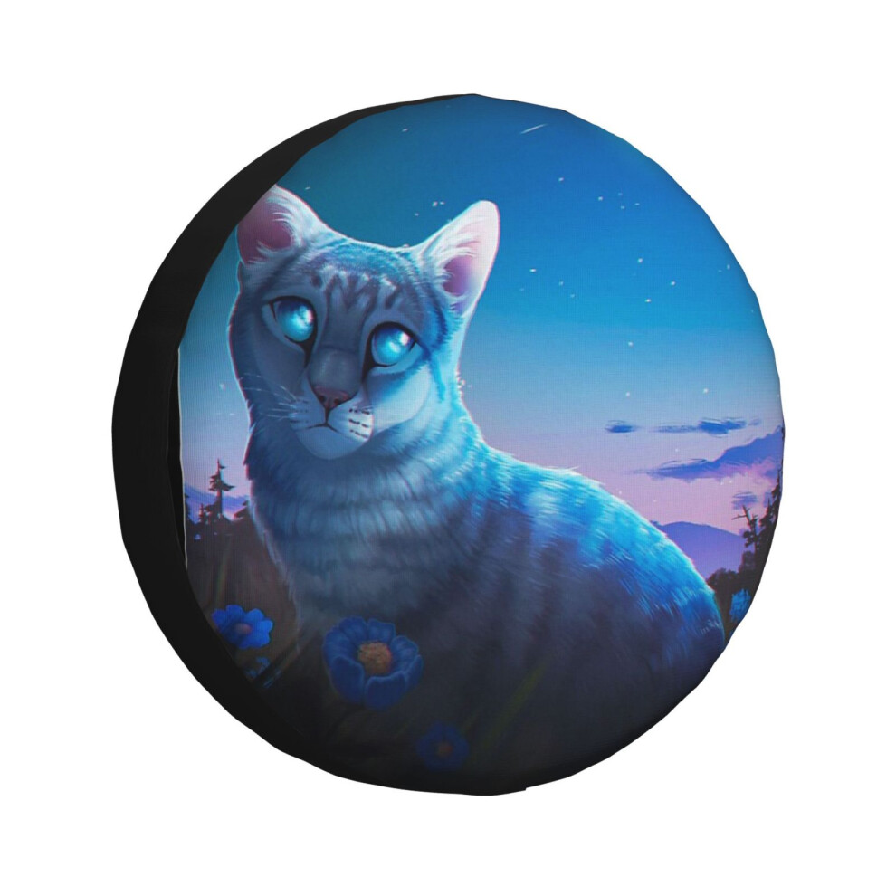 (Jayfeather Warriors_4836) Spare Tire Cover For Rv Trailer, Waterproof Wheel Covers Protectors Camper Fit For Jeep Wrangler Rv Suv Van Truck Travel Ve 6931076107482