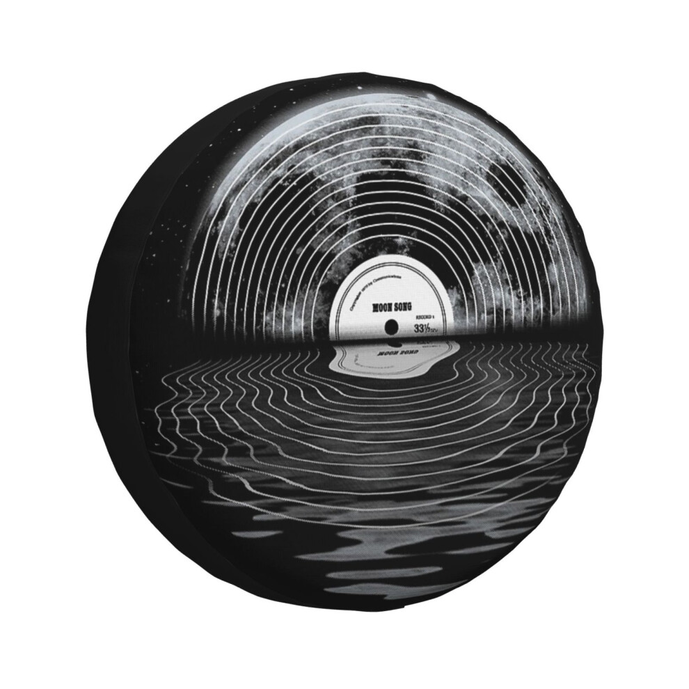 (Moon Song_2084) Spare Tire Cover For Rv Trailer, Waterproof Wheel Covers Protectors Camper Fit For Jeep Wrangler Rv Suv Van Truck Travel Vehicle / 14 6931076114664