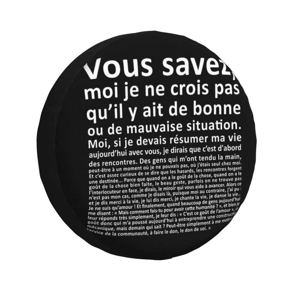(Monologue D'otis_6215) Spare Tire Cover For Rv Trailer, Waterproof Wheel Covers Protectors Camper Fit For Jeep Wrangler Rv Suv Van Truck Travel Vehic 6931076115050