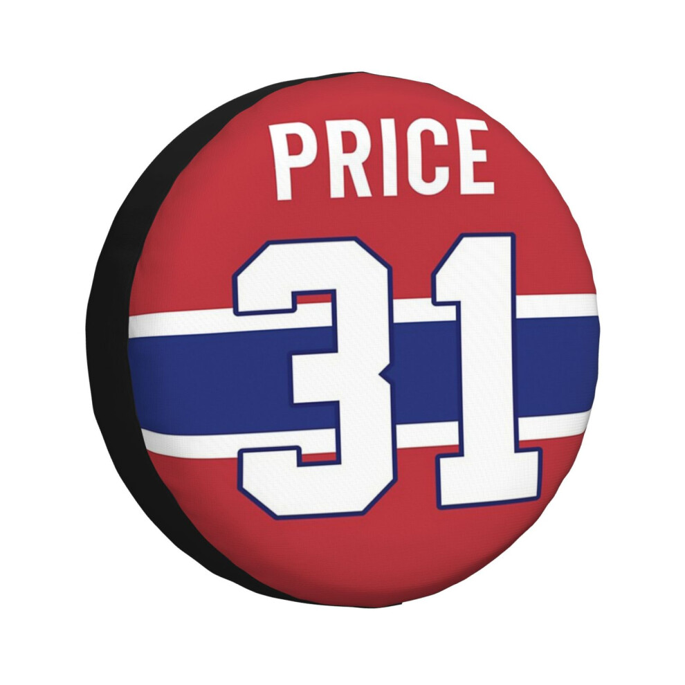 (Montreal Canadiens Carey Price #31 _2418) Spare Tire Cover For Rv Trailer, Waterproof Wheel Covers Protectors Camper Fit For Jeep Wrangler Rv Suv Van 6931076114893