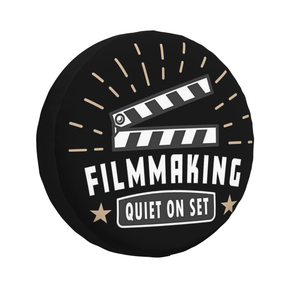 (Movies Filmmaker Quiet On Set_621) Spare Tire Cover For Rv Trailer, Waterproof Wheel Covers Protectors Camper Fit For Jeep Wrangler Rv Suv Van Truck 6931076114008