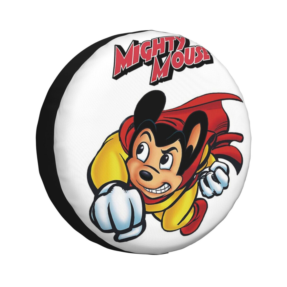 (Mighty Mouse_6311) Spare Tire Cover For Rv Trailer, Waterproof Wheel Covers Protectors Camper Fit For Jeep Wrangler Rv Suv Van Truck Travel Vehicle / 6931076116330