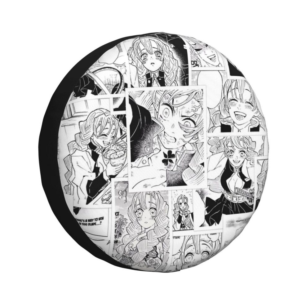 (Mitsuri Collage_1431) Spare Tire Cover for RV Trailer, Waterproof Wheel Covers Protectors Camper Fit for Jeep Wrangler Rv SUV Van Truck Travel Vehicl-image-OPC-PGN7F56-NEW