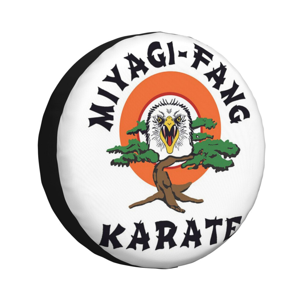 (Miyagi Fang Karate_6757) Spare Tire Cover For Rv Trailer, Waterproof Wheel Covers Protectors Camper Fit For Jeep Wrangler Rv Suv Van Truck Travel Veh 6931076115517