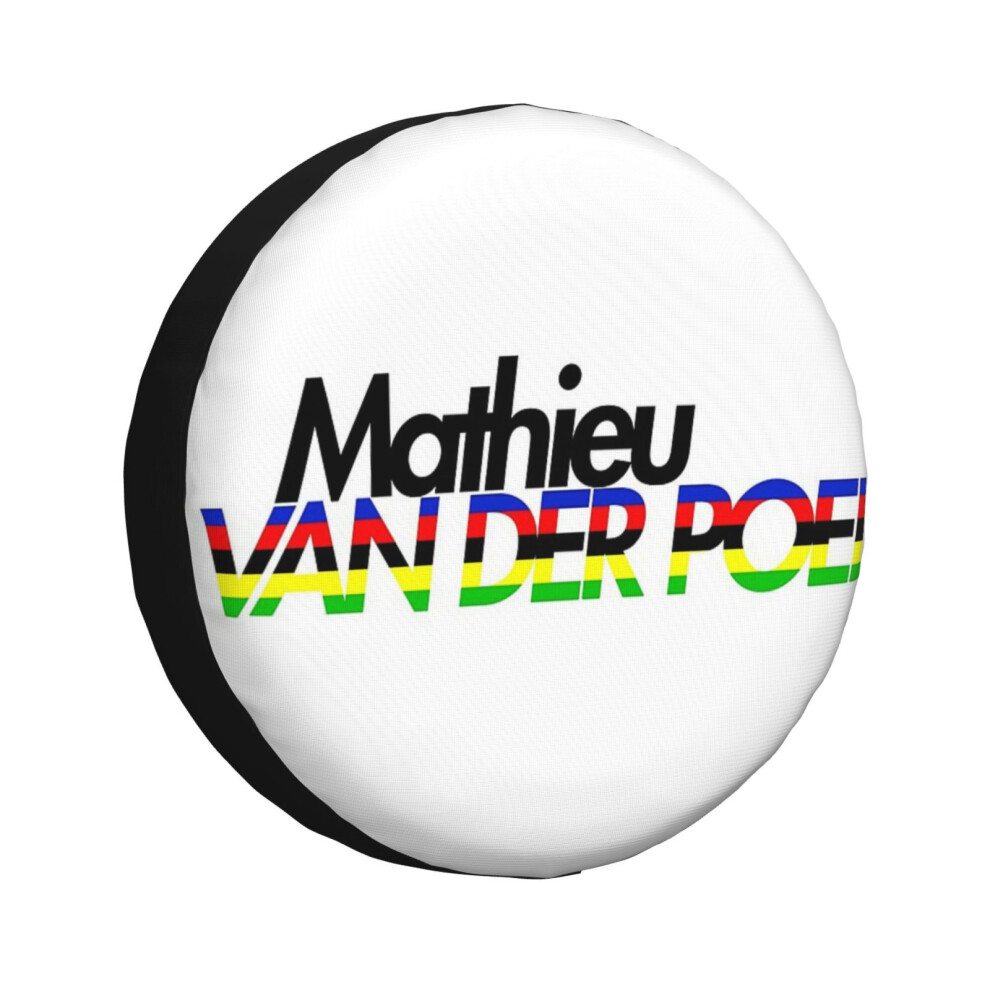 (Mathieu Van Der Poel CX World Champion_865) Spare Tire Cover for RV Trailer, Waterproof Wheel Covers Protectors Camper Fit for Jeep Wrangler Rv SUV V-image-OPC-PGN7F6M-NEW