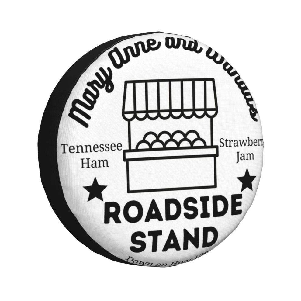 (Mary Anne And Wandas Roadside Stand Dixie Chicks_7484) Spare Tire Cover for RV Trailer, Waterproof Wheel Covers Protectors Camper Fit for Jeep Wrangl-image-OPC-PGN7F7K-NEW