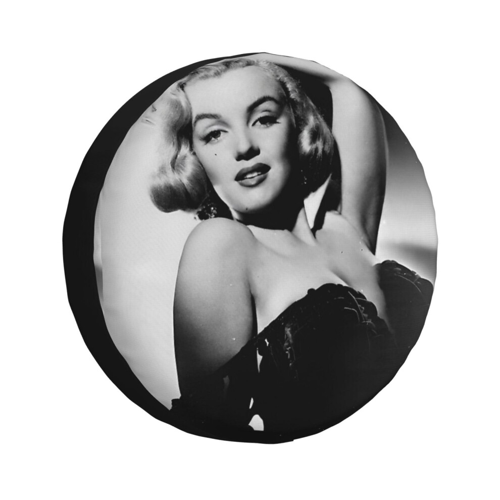 (Marilyn Monroe_2406) Spare Tire Cover for RV Trailer, Waterproof Wheel Covers Protectors Camper Fit for Jeep Wrangler Rv SUV Van Truck Travel Vehicle-image-OPC-PGN7F8B-NEW