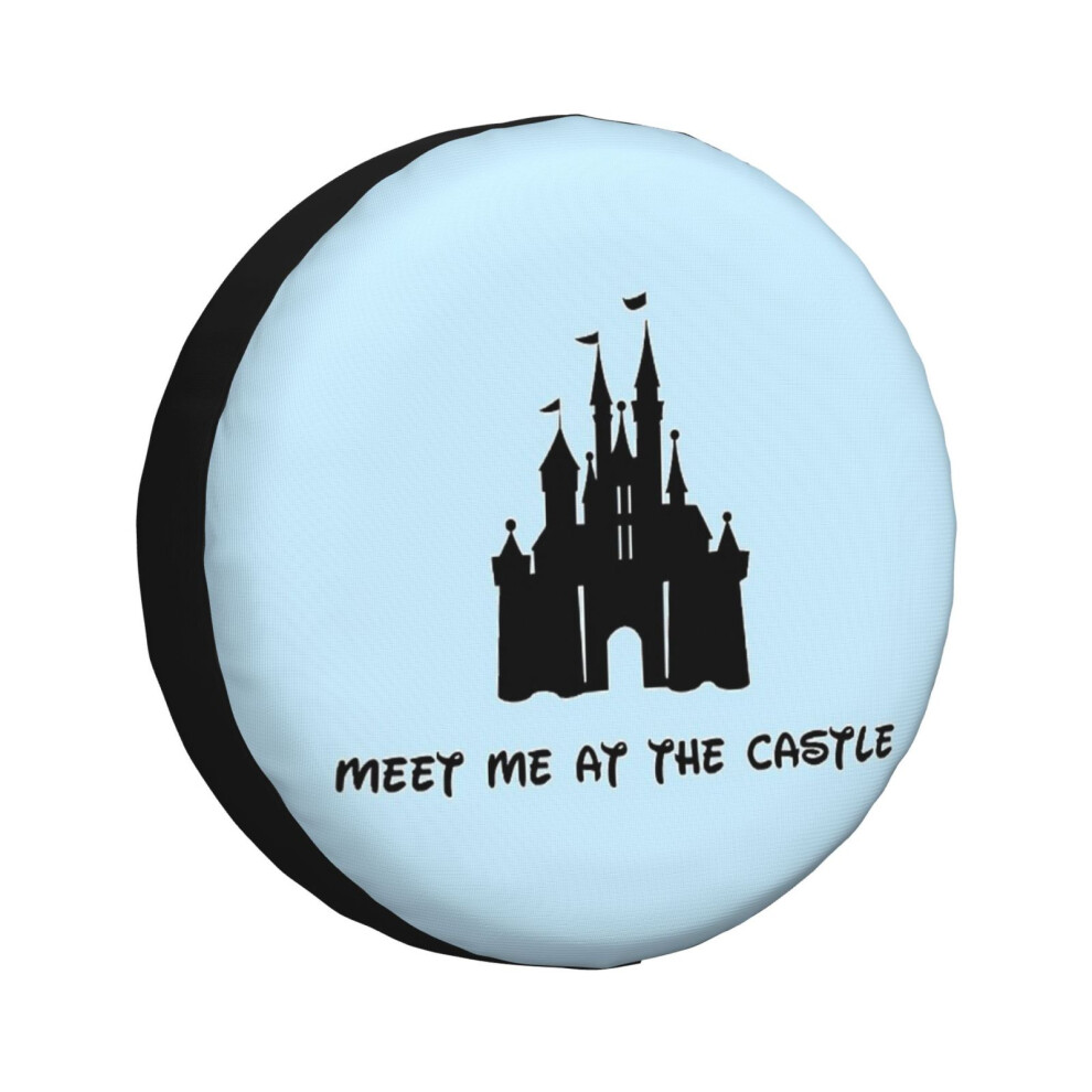 (Meet Me At The Castle - Orlando_625) Spare Tire Cover For Rv Trailer, Waterproof Wheel Covers Protectors Camper Fit For Jeep Wrangler Rv Suv Van Truc 6931076117177