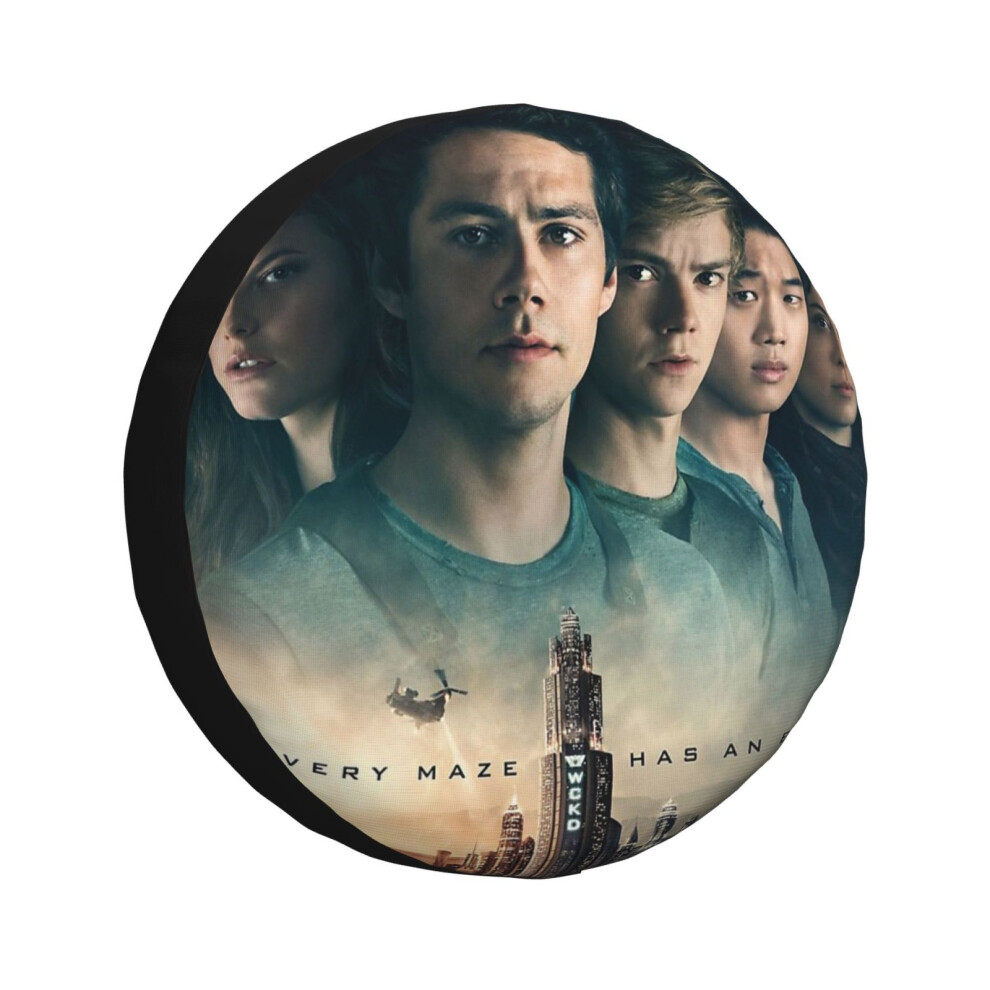 (Maze Runner The Death Cure_1016) Spare Tire Cover For Rv Trailer, Waterproof Wheel Covers Protectors Camper Fit For Jeep Wrangler Rv Suv Van Truck Tr 6931076117375