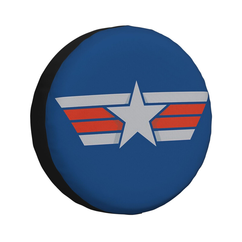 (Maverick Symbol Top Gun Design_819) Spare Tire Cover For Rv Trailer, Waterproof Wheel Covers Protectors Camper Fit For Jeep Wrangler Rv Suv Van Truck 6931076117580