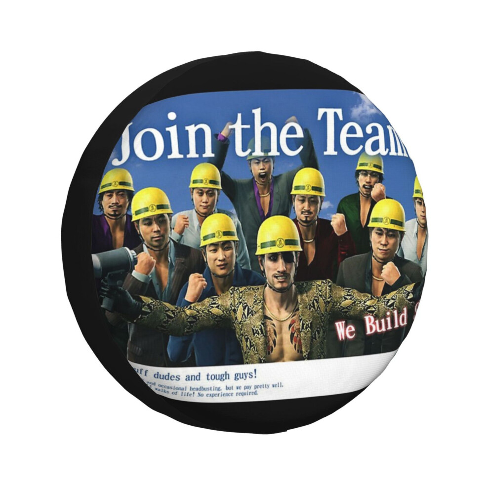 (Majima Construction - Join The Team!_841) Spare Tire Cover for RV Trailer, Waterproof Wheel Covers Protectors Camper Fit for Jeep Wrangler Rv SUV Van-image-OPC-PGN7FFW-NEW