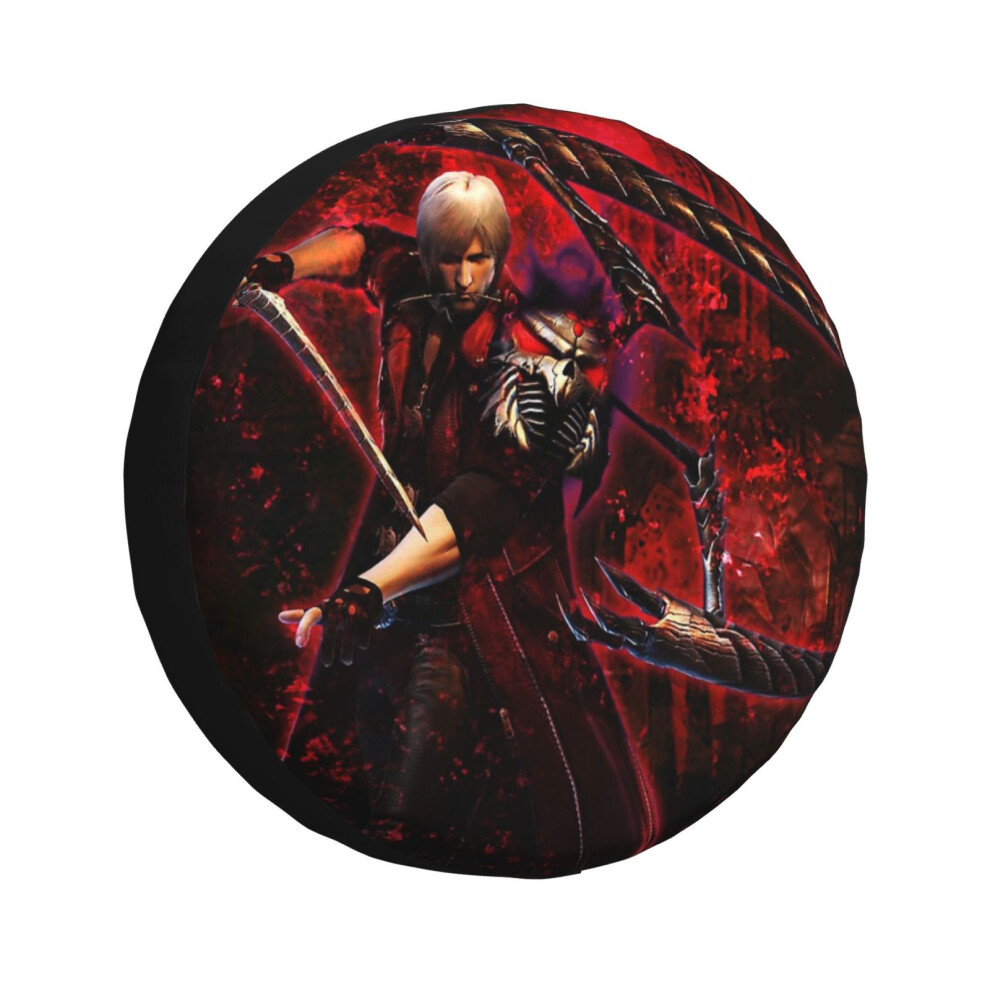 (Lucifer Rose_7123) Spare Tire Cover For Rv Trailer, Waterproof Wheel Covers Protectors Camper Fit For Jeep Wrangler Rv Suv Van Truck Travel Vehicle / 6931076119744