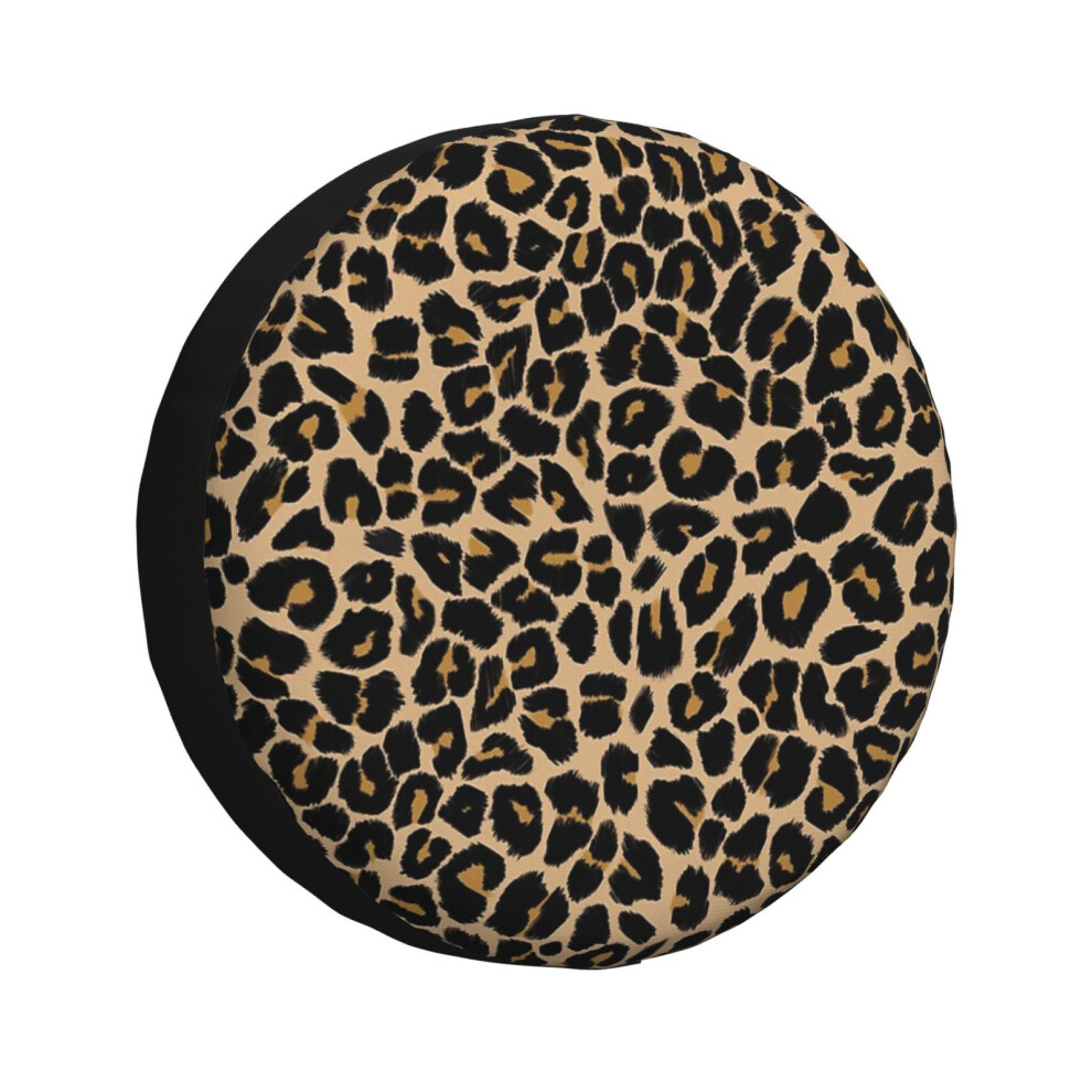 (Leopard Traditional Colours_2591) Spare Tire Cover for RV Trailer, Waterproof Wheel Covers Protectors Camper Fit for Jeep Wrangler Rv SUV Van Truck T-image-OPC-PGN7FT5-NEW