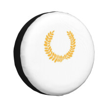 (Laurel Wreath Illustration, Greek Heroes, Mythology, Legends, Statues, Art_6374) Spare Tire Cover for RV Trailer, Waterproof Wheel Covers Protectors Camper Fit for Jeep Wrangler Rv SUV Van Truck Travel Vehicle / 14 15 16 17 Inch