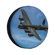 (Lancaster Bomber Leader_2932) Spare Tire Cover for RV Trailer, Waterproof Wheel Covers Protectors Camper Fit for Jeep Wrangler Rv SUV Van Truck Travel Vehicle / 14 15 16 17 Inch