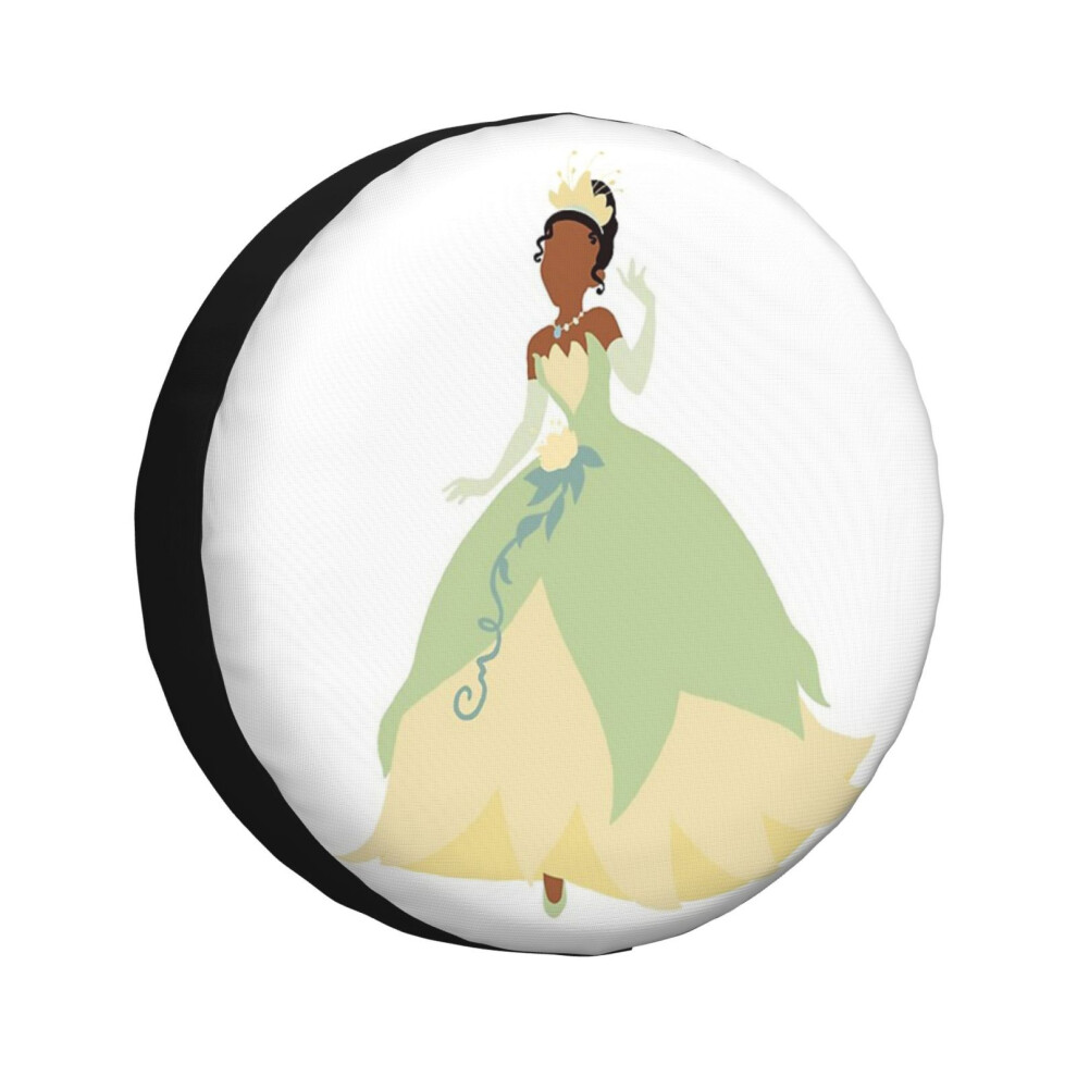 (Princess Silhouette_4282) Spare Tire Cover For Rv Trailer, Waterproof Wheel Covers Protectors Camper Fit For Jeep Wrangler Rv Suv Van Truck Travel Ve 6931076124359