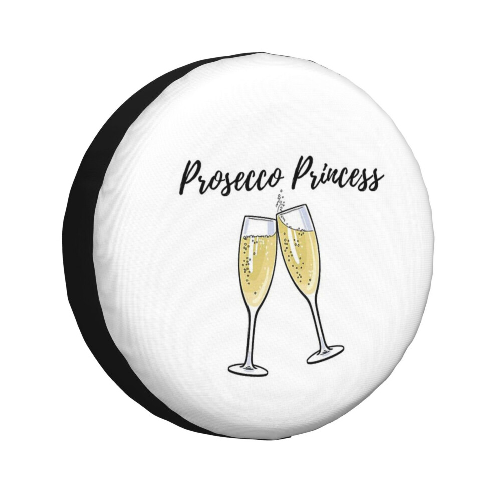 (Prosecco Princess_2432) Spare Tire Cover For Rv Trailer, Waterproof Wheel Covers Protectors Camper Fit For Jeep Wrangler Rv Suv Van Truck Travel Vehi 6931076124151