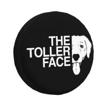 (Novia Scotia Duck Tolling Retriever The Toller Face _4963) Spare Tire Cover for RV Trailer, Waterproof Wheel Covers Protectors Camper Fit for Jeep Wrangler Rv SUV Van Truck Travel Vehicle / 14 15 16 17 Inch