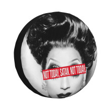 (Not Today, Satan. Not Today._1789) Spare Tire Cover for RV Trailer, Waterproof Wheel Covers Protectors Camper Fit for Jeep Wrangler Rv SUV Van Truck Travel Vehicle / 14 15 16 17 Inch